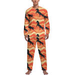 Pyjama Homme à Silhouette de Chevaux
