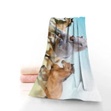 Serviette Personnalisée "belle chevaux"