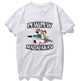 T-Shirt Licorne "Bazooka Blanc"