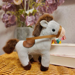 Porte-clés Poupée Cheval en Peluche Mignonne