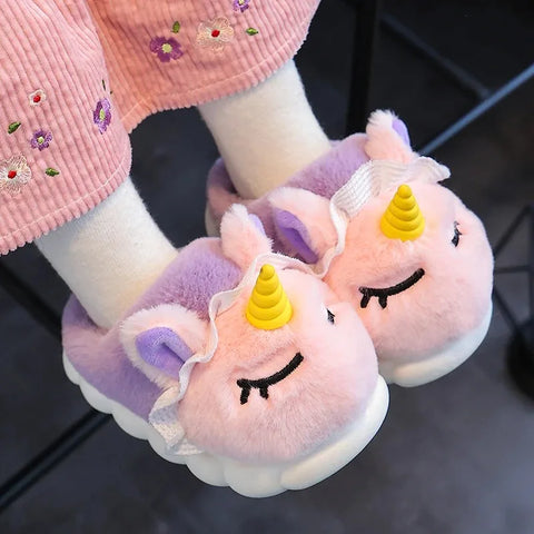 Chaussons Licorne Moelleux