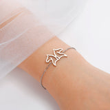 Horse Bracelet "Double Head Silver Steel"