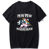 T-Shirt Licorne "Cavalière Armée Noir"