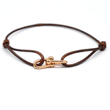 Bracelet Bambou Fer à Cheval Tressé Ajustable