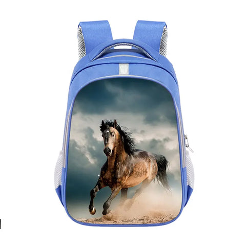 SAC À DOS CHEVAL AU GALOP DANS LE DÉSERT