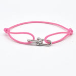 Bracelet Bambou Fer à Cheval Tressé Ajustable