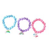 Set Bracelets Licorne "Étoile et Nuage Pastel"