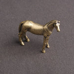 FIGURINE CHEVAL EN BRONZE ANTIQUE