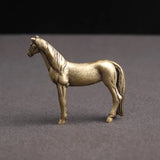 FIGURINE CHEVAL EN BRONZE ANTIQUE