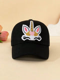 Casquette Licorne "Licorne Endormie Noire"