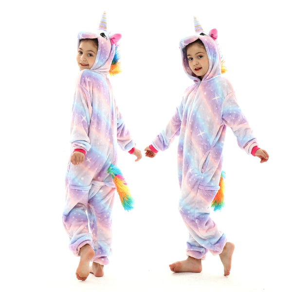 Pyjama Une Pièce Arc-en-ciel Licorne Pour Fille - Taille S - Neuf Sans étiquette