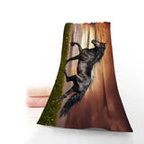 Serviette Personnalisée "belle chevaux"
