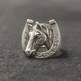 Anello Cavallo "Testa Zodiacale"