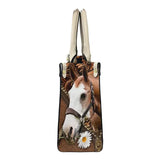 Borsa a cavallo "Testa 3D Bianco"