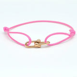 Bracelet Bambou Fer à Cheval Tressé Ajustable