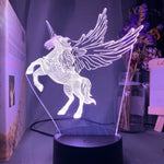 Lampe Licorne Volante