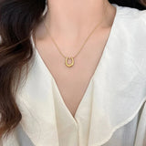 Collier Fer à Cheval Chic