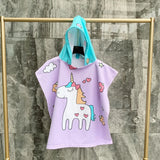 Unicorn Hooded Towel "Little Lilac Unicorn"
