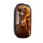 TROUSSE PORTRAIT CHEVAL MARRON