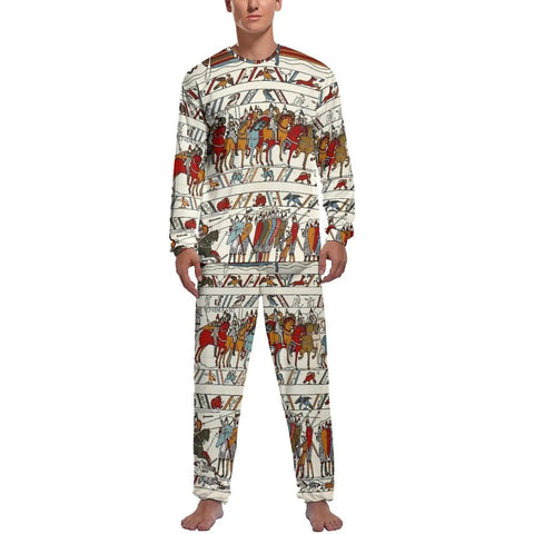 Pyjama Homme Motif Tapisserie de Bayeux