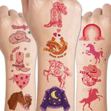 Tatouages Éphémères Cowgirl & Disco