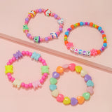 Set Braccialetti Unicorno "Cuori e Orsetti"