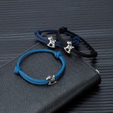 Einhorn-Armband "Blaues Schaukelpferd"