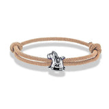 Bracelet Licorne "Cheval à Bascule Bleu Ciel"