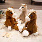 Poupée Cheval en Peluche Grands Yeux