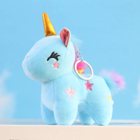 PORTE-CLÉS LICORNE EN PELUCHE