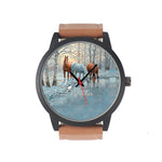 Montre Femme avec Cheval Peinture