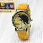 Montre Fille Cheval Or