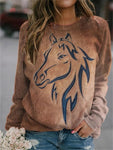 Sweat Cheval Femme