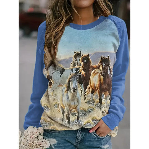 Sweat Motif Cheval