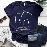 T-shirt Cheval Bleu