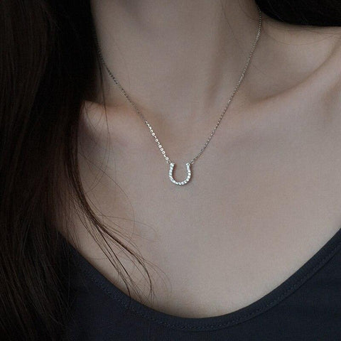 Miss Lovie Bracciale Con Ciondolo Ferro Di Cavallo In Argento 925 - Gioiello Per Amanti Dei Cavalli, Regalo Per Ragazze (Confezione Regalo Inclusa)