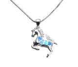 Bijoux Pendentif Cheval Argent