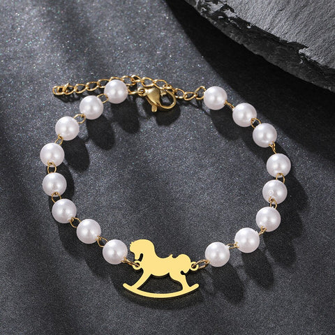 Bracelet Cheval Perles