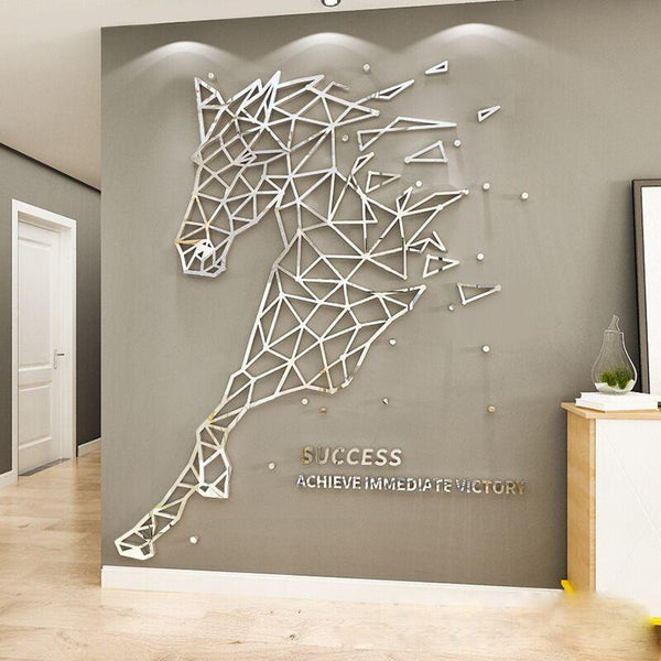 Sticker Mural 3D Little Deco DL639-7 Motifs Cheval - Chambre Enfant Bébé Fille