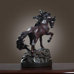 Statue Cheval Noir