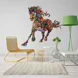 Stickers Cheval Couleur