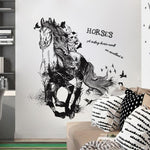 Stickers Cheval Galop