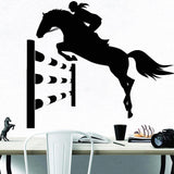 Stickers Cheval Saut d'Obstacle
