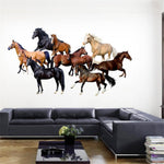 Stickers Chevaux Couleurs