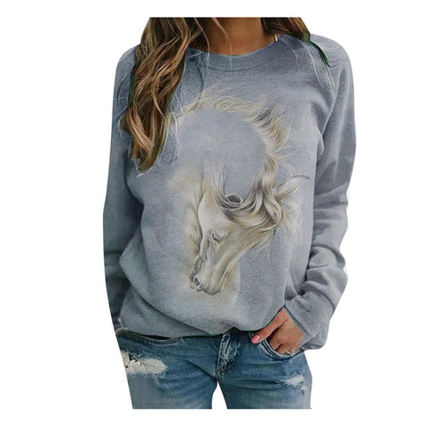 Sweat Fille Cheval