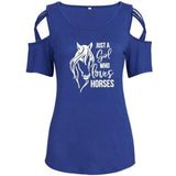 T-Shirt Cheval Fille Amour