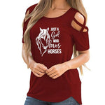 T-Shirt Cheval Fille