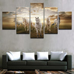 Tableau Cheval Peinture Blanc