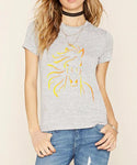Tee Shirt Cheval Fille